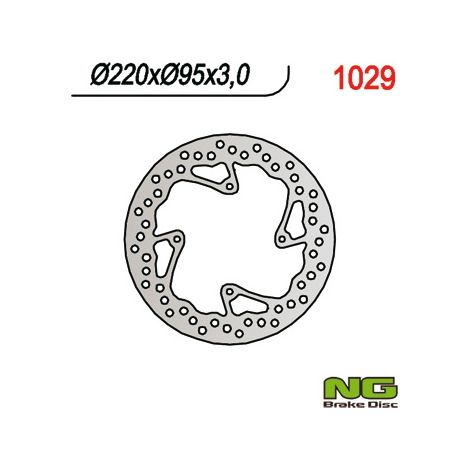Disco de freno delantero KTM 85 SX '03-'15 220 mm 4x6,5 mm Moto-Parts
