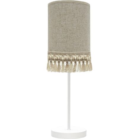 Sobremesa Vera 1xe14 Blanco/beis 46x15x15 Cm (1/2)