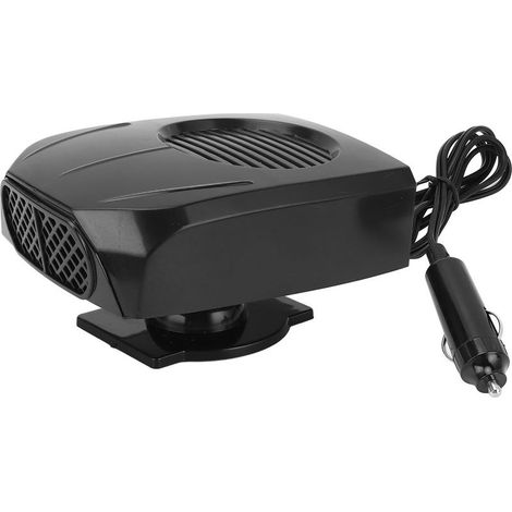 Dégivreur de chauffage de voiture 12V, désembueur de pare-brise d'automobile noir (1/5)