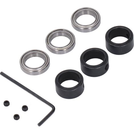 Jeu de 3 roulements pour fraise à défoncer, diamètre intérieur 1/4 pouce, diamètre extérieur 1/2 pouce, roulements en carbure pour fraise à bois, fraisage et rainurage