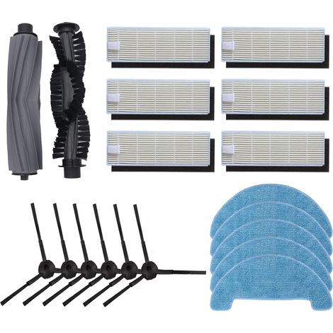 Tête de balai à pulvérisation électrique + 2 serpillères en tissu pour aspirateurs V7 V8 V10 V11 avec réservoir d'eau intégré (version 2)