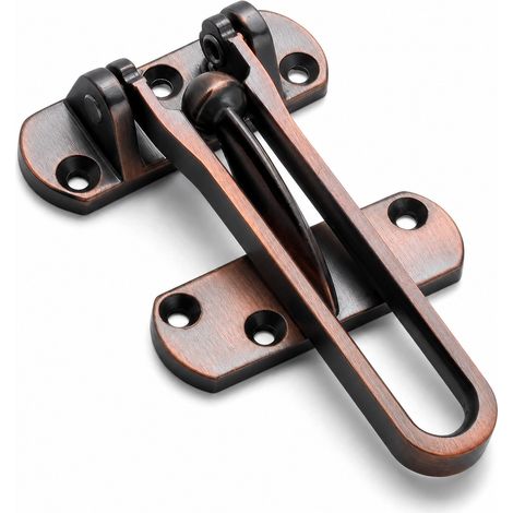 Verrou de Sécurité en Alliage Zinc pour Porte Bronze Rouge (1/5)