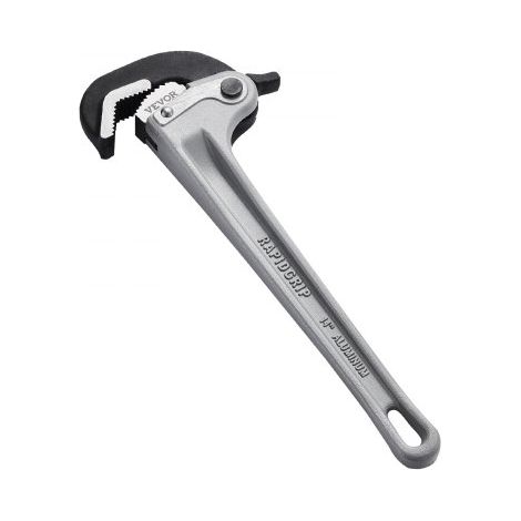 Clé Serre Tubes Droite 35 - 6 cm - Tuyau à Griffe en Aluminium (1/5)