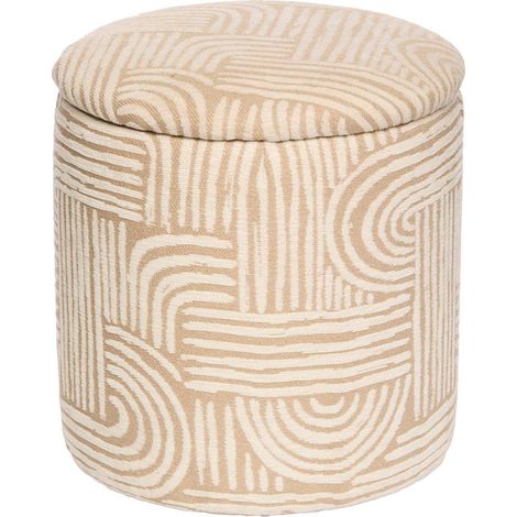 Otomana Nubo Beige 31x34cm - Atmosphera créateur d'intérieur (1/3)