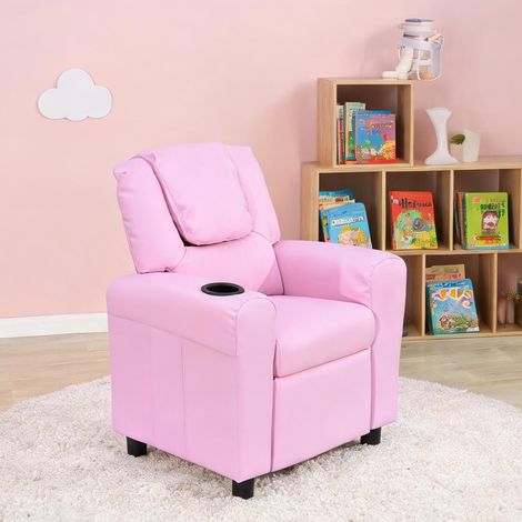 Fauteuil enfant inclinable avec repose-pieds et porte-gobelet (1/5)