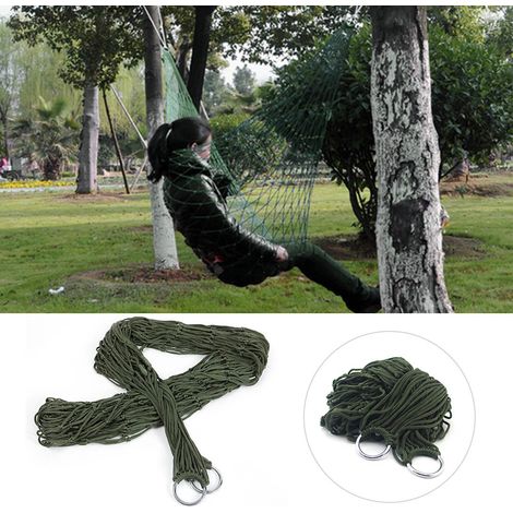 Hamac de camping en nylon respirant, parfait pour le jardin et les voyages