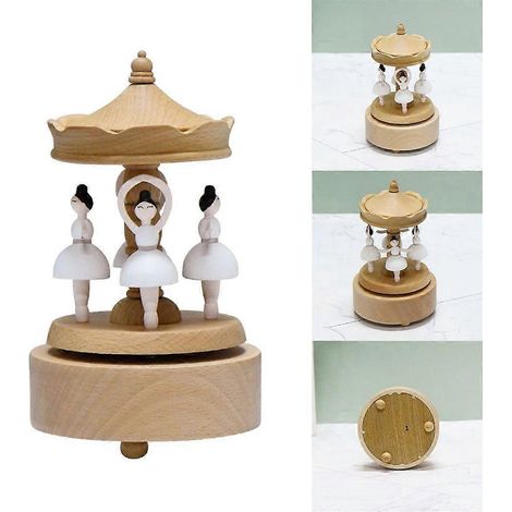 Boîte à musique décorative de table, cadeau créatif pour un anniversaire ou une pendaison de crémaillère. (1/4)