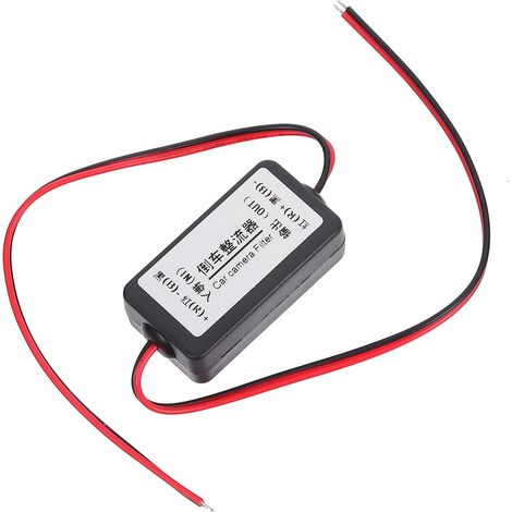 Redresseur Dc 12V pour Caméra de Recul Automobile Condensateur Relais de Puissance Filtre de Caméra de Véhicule Compatible Système de Stationnement Haute Fiabilité (1/5)