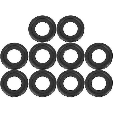 10 joints de bouchon de vidange d'huile en caoutchouc noir pour 12616850 3536966-- (1/5)