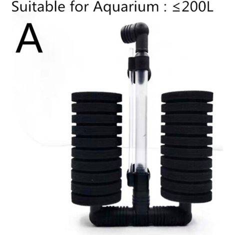 Filtre d'aquarium, pompe à air, écumeur, filtre biochimique, filtre éponge, accessoires pour aquarium, 1 pièce (type A)