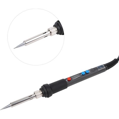 Elektrischer Lötkolben, tragbarer Lötkolben mit LCD-Display, 220 V, 10 A, EU-Stecker (1/5)