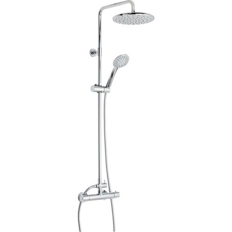 GENEBRE CT67110 19 OSLO Columna Termostática Fija con Equipo de Ducha