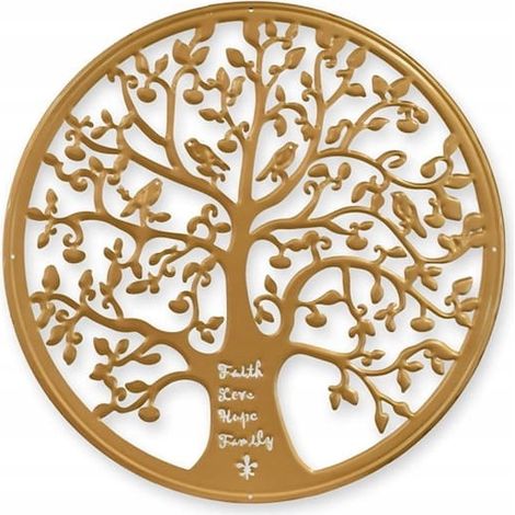 Décoration murale en métal « Arbre de vie » avec découpe de précision