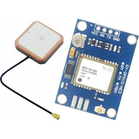 GY NEO-7M-V2 GPS Modul – GLONASS mit Antenne Set  2,7–5,5 V 5 Hz Genauigkeit 2,5 m  Drohnen Arduino Raspberry Pi