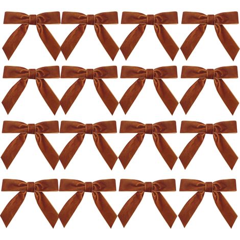 EUDIDV Weihnachtsschmuck 24-teiliges Samt-Weihnachtsbaum-Schleifen-Set, Kranz-Schleifen-Dekoration, Weihnachtsbaumschmuck (1/5)