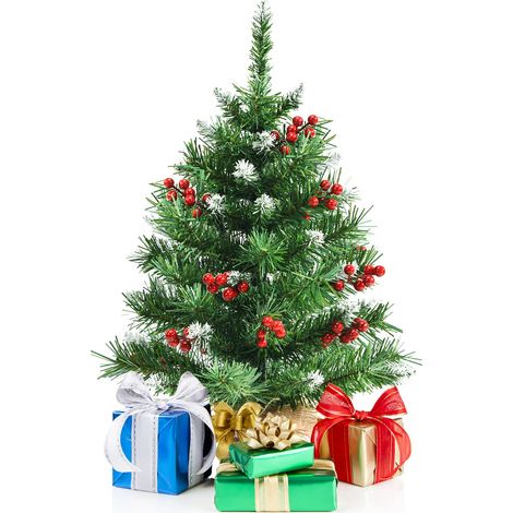 Mini sapin de Noël, petit arbre de Noël artificiel, sapin de Noël de table, petit sapin de no (1/5)