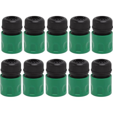 Raccords rapides pour tuyaux d'arrosage, 10 unités, en plastique, pour l'irrigation agricole, pour tuyaux d'arrosage DN15. (1/5)