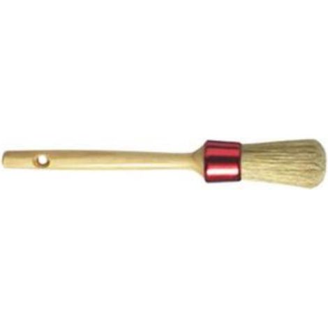 WURKO brocha prensada n10 s/904 mango madera 33 mm , Brocha redonda prensada S904 Nº10Diámetro 33mmUso bricolajeMango de madera sin barnizar.