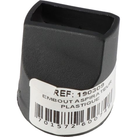 Embout aspirateur plastique - pour Aspirateur à cendres - pièce de rechange pour ref OXEO 760352