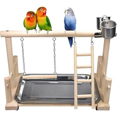 1 aire de jeux pour oiseaux, jouet pour perroquet, cage à perroquet (1/5)