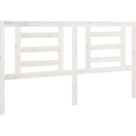 Maison Exclusive - Cabecero de cama madera maciza de pino blanco (1/5)