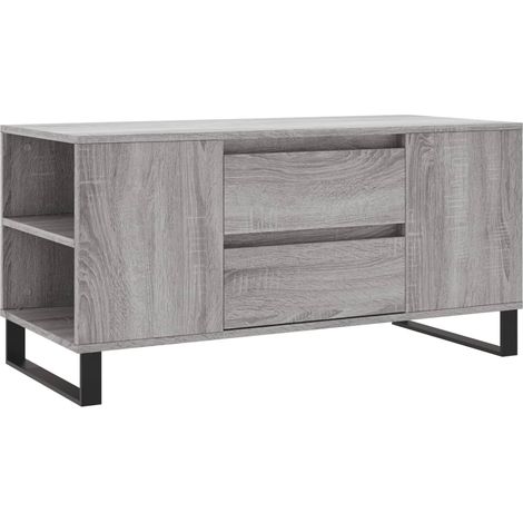 Maison Exclusive - Tavolino Salotto Grigio Sonoma 102x44,5x50 cm Legno Multistrato
