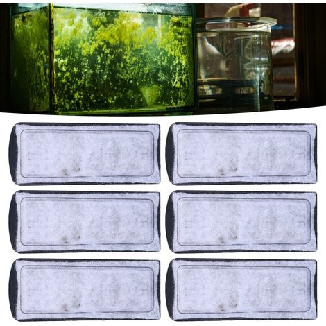 6 Pièces Mousse de Filtre pour Aquarium - Accessoire de Filtration Murale pour Bassin à Poissons