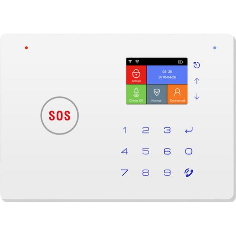 Système d'alarme sans fil GSM+WIFI Alarme antivol domestique (1/4)