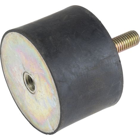 Bobine mâle à femelle RS PRO M12 Ø 75mm en Caoutchouc naturel ( Prix pour 1 ) (1/2)