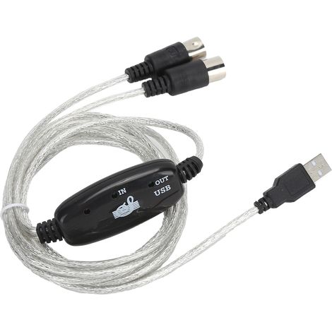 Câble MIDI vers USB Convertisseur Compatible Windows Mac OS X (1/5)