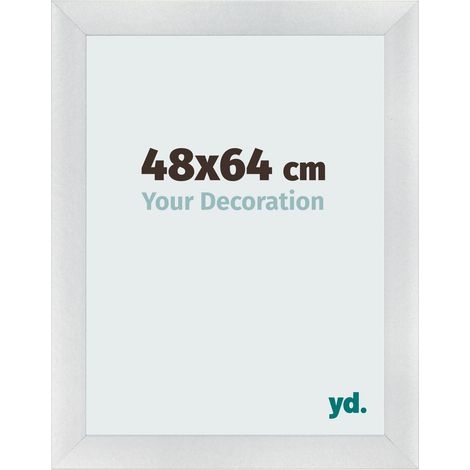 yd. - Cadre photo 48x64 - Argent Mat - MDF - Pisa (1/5)
