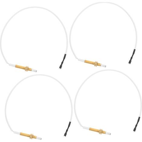 4pièces Prise De Fils Pour Allume-grill Allumeur De à Gaz Joint De Tige De Flamme Adapté Pour Barbecue à Gaz Four à Chauffage à Aiguille De Détection De Flamme Réglable Facile à in (1/5)