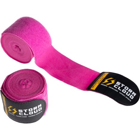 Vendas de boxeo premium StormCloud HWX-R, color rosa, 4,5 m (1/5)