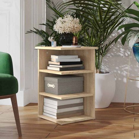 Armario auxiliar madera contrachapada roble Sonoma 35x35x55 cm (1/4)
