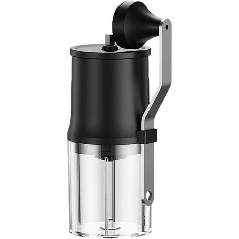 Moulin à café manuel en céramique avec mouture réglable pour expresso, cafetière à piston et café filtre, idéal pour la maison, le bureau et les voyages.-AquaForge (1/5)