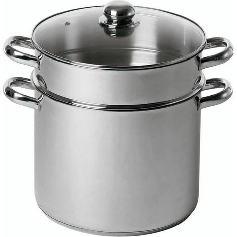 Couscoussier - BAUMALU - Tutti i fornelli, compresa l'induzione - Acciaio inox dritto - 20 cm