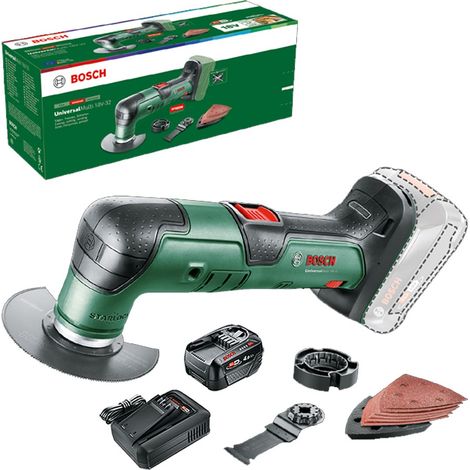 Bosch 18v Multifunction Multi Tool UniversalMulti Starlock + 4AH Battery Kit