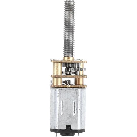 Mini moteur CC 12FN20, 6 V, 180 tr/min, réducteur de vitesse 1:1,8 (1/5)