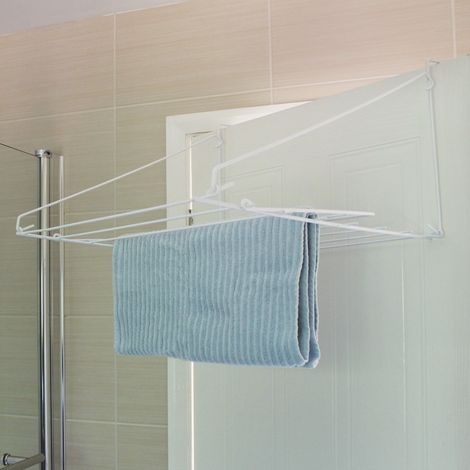 Over Door Utility Clothes Washing Laundry Dryer Balcony Airer (1/3)