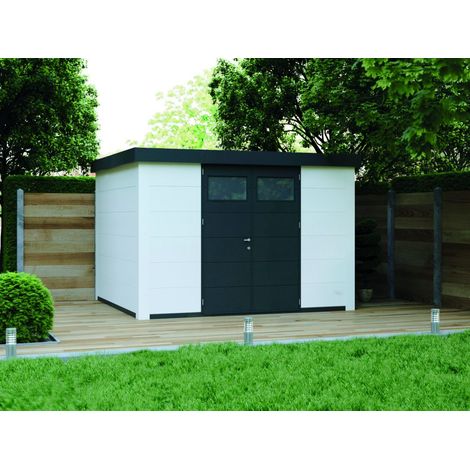 Caseta Metalica Jardin Novo Habitat Nh9 Blanca (1/5)
