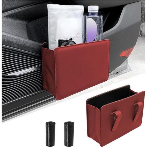 Faltbarer Auto Organizer Weinrot - Wasserdicht & Platzsparend (1/5)