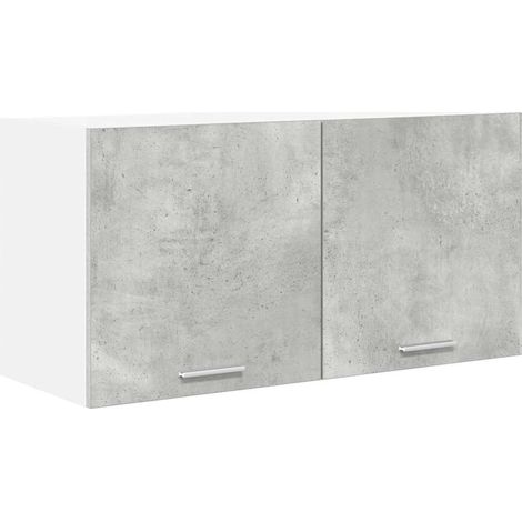 vidaXL Mueble colgante con puerta Gris Concreto 80 x 31 x 40 cm (1/5)
