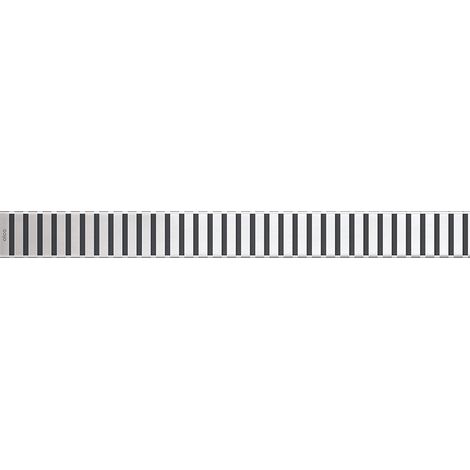 Alcadrain Duschrost LINE für Duschrinnen, Edelstahl-Matt 300 mm (1/2)