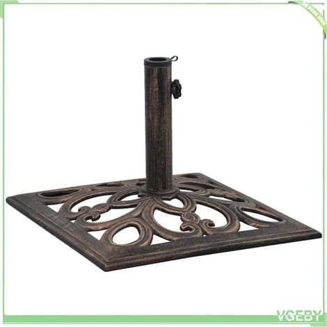 Socle de parasol - FAFEICY - 47868 - Bronze - Fonte - 12 kg (1/5)