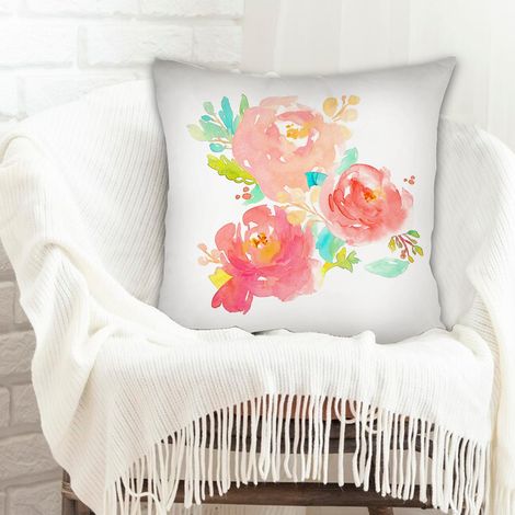 Housse de coussin carrée standard 45x45cm résistant aux tachespour le Jour de l'An, Noël, Pâques (1/5)