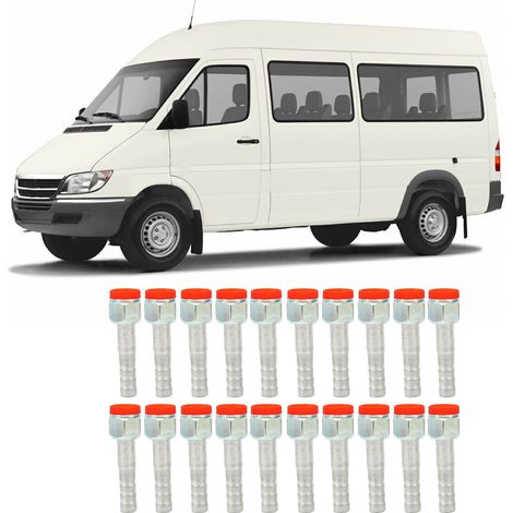 Packung mit 20 Aluminiumverbindern für Kfz-Klimaanlagen, rechtwinklige Verbinder (180 Grad), universelle Klimaanlagenteile (in Luftpolsterfolie verpackt), 5/8 Zoll (Referenz: LR-FT078) (1/5)