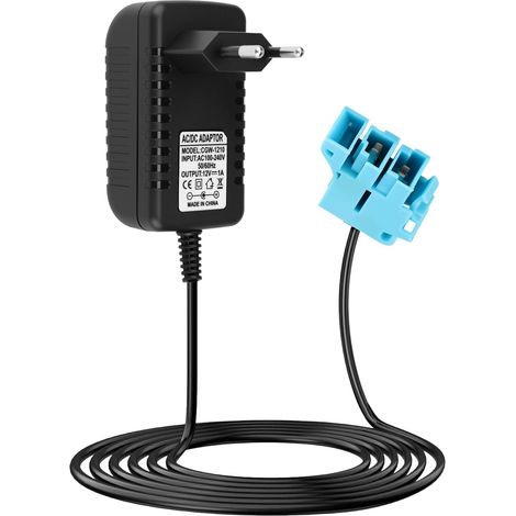 Chargeur Batterie 12V Câble 2M Indicateur LED Rouge Vert Alimentation Universelle pour Véhicules Électriques Enfant Moto SUV ATV Voiture (1/5)