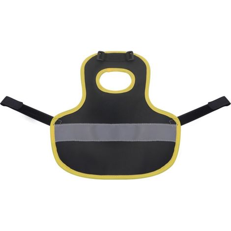 Black Chicken Harness Hen, Hen Saddle Apron Reflective Pet Vest Chicken Clothes Feather Protection Vest