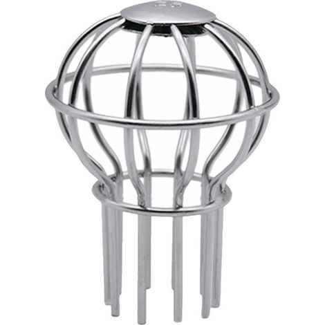 Crépine de Filtre en Acier Inoxydable 304 de Garde de Gouttière, Arrête Le Blocage des Graines de Feuilles et d'autres Outils de Nettoyage de Gouttièr,Arrête Le Blocage des Graines,Mousse,Boue (1/4)
