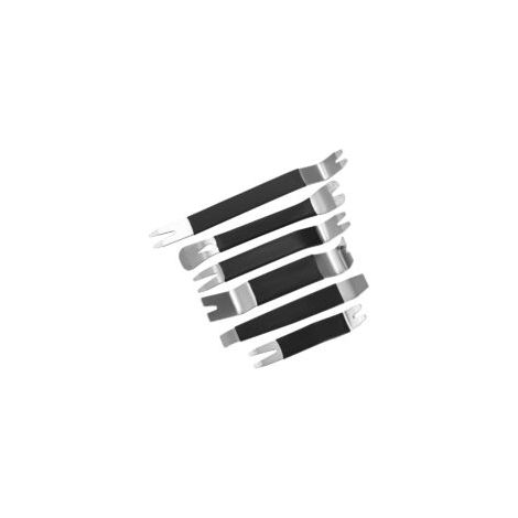 Kit di 6 attrezzi per la rimozione di finiture auto, kit di attrezzi per la riparazione auto, kit per la rimozione di plastiche per interni, audio, video e cruscotto - Crezuo